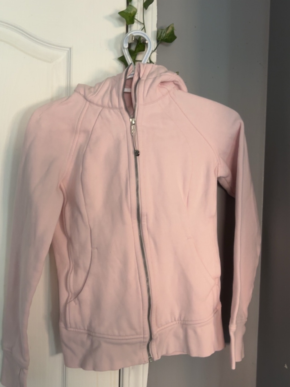 lululemon athletica Pale Pink Full-Zip Hoodie